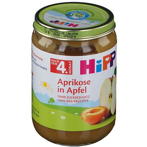 Hipp Aprikose In Apfel Ab Dem Monat G Shop Apotheke