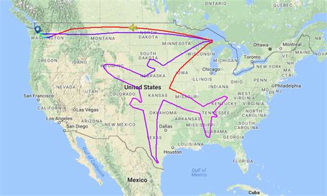 A Boeing 787 Dreamliner Plane Traced a Gigantic Outline of Itself Over ...