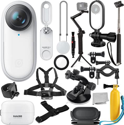 Insta Go Action Camera With Deluxe Bundle Includes Action