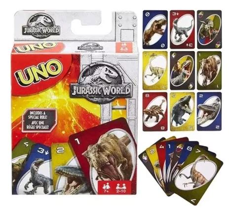 Juego De Cartas Uno Jurassic World Cuotas Sin Inter S