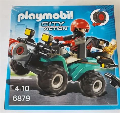 Playmobil City Action Quad Avec Treuil Et Bandit R F D S Ans Eur