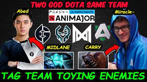 When God Of Dota Tag Team Eg Abed Mid Nigma Miracle Carry Toy