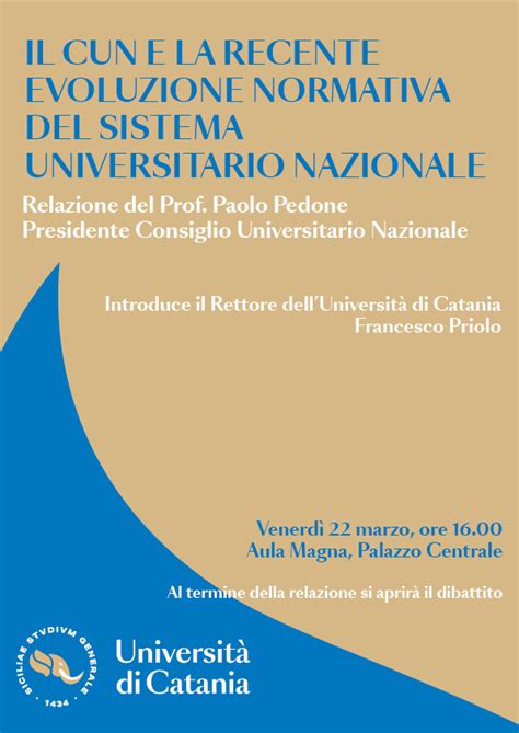 Il CUN E La Recente Evoluzione Normativa Del Sistema Universitario