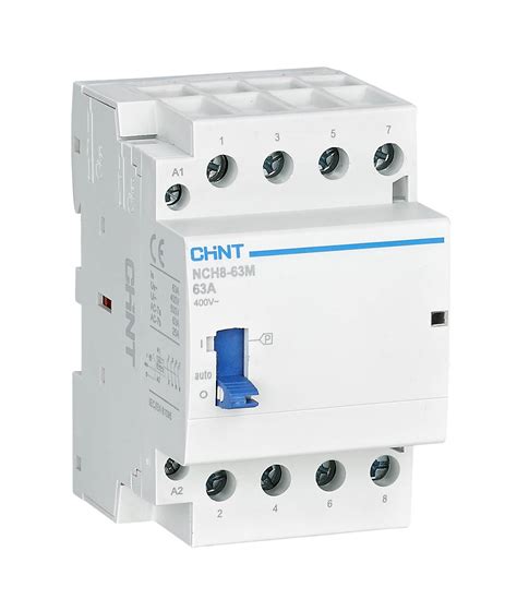 NCH8 M Modular Contactor With Manual Operation 16 63A