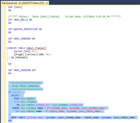 How To Create And Customize Sql Server Templates