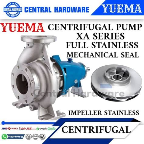 Jual YUEMA XA 100-26 FULL STAINLESS MECHANICAL SEAL CENTRIFUGAL PUMP ...