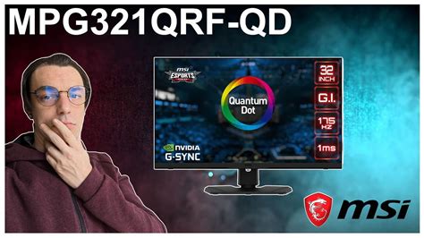 Msi Optix Mpg Qrf Qd Du Pouces Qhd Quantum Dot Hz