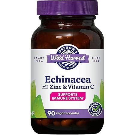 Amazon Oregon S Wild Harvest Echinacea With Zinc And Vitamin C