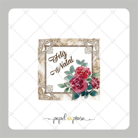 Papel de Arroz Kit Natal Plaquinha Feliz Natal Mármore Cortado 9x9