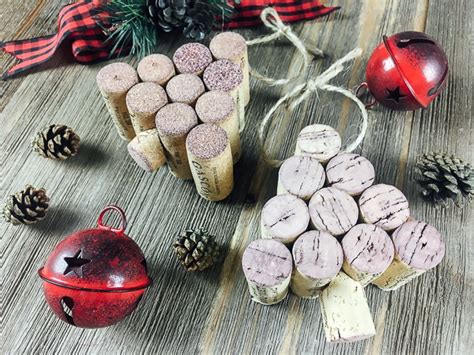 Diy Wine Cork Christmas Tree Ornament