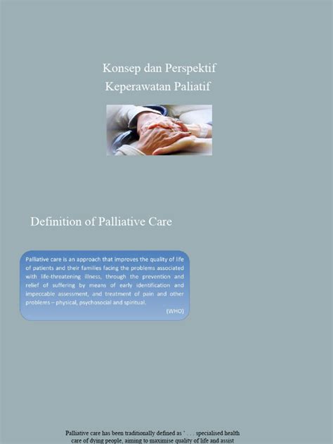 Konsep Keperawatan Paliatif Pdf Palliative Care Health Care