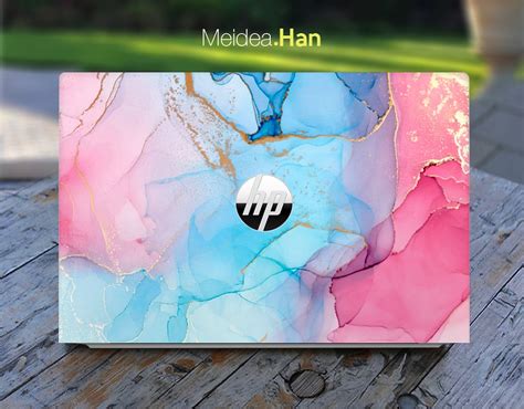 Hp Laptop Skin Skin For Hp Envy X360 Personalized Customizable Marble Texture Vinyl For Envy