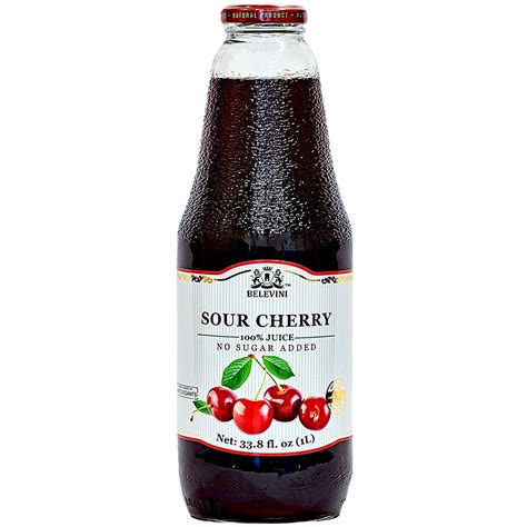 Belevini Sour Cherry Juice No Sugar Added — Mamtakim