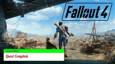 Fallout 4 Quest Complete Sound Effect Youtube