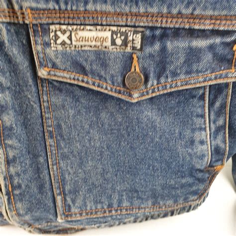 Bossini Denim Jacket With Multiple Badges Unisex Si Gem