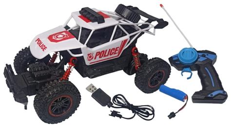 Monster Truck Samoch D Policyjny Zdalnie Sterowany Autko Na Pilot Rc