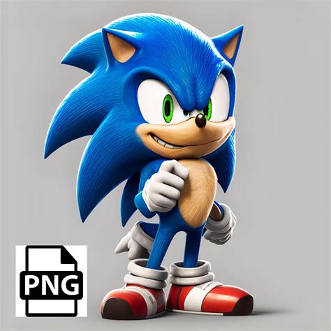 Sonic Png Sonic The Hedgehog Png Transparent Image Etsy Nursery Art