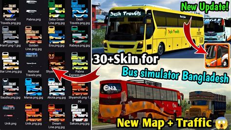 Release 30 BD Bus Skin For Bus Simulator Bangladesh Bus Simulator