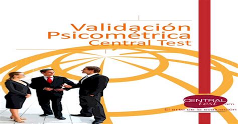 Validation Validación Psicométrica Central Testlcentraltestesctes