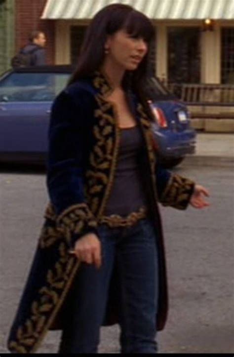 Ghost Whisperer Season 1 Episode 22 Long Blue Velvet Jacket With