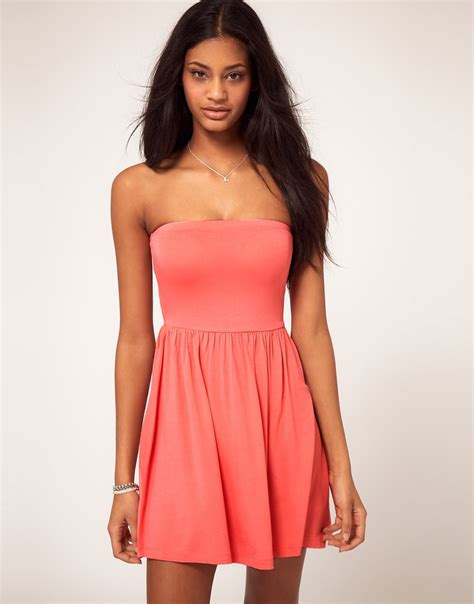 Bandeau Skater Dress