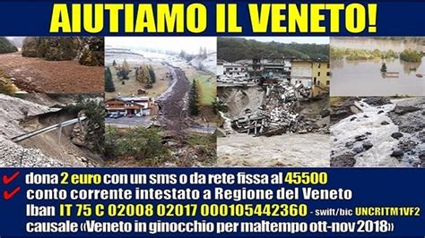 Maltempo Veneti Campioni Di Solidariet Gi Versato Circa Un Milione