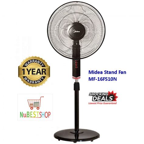 Midea Stand Fan Speed Mf Fs N Mf Fs Ns Shopee Malaysia