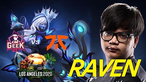 Raven Drow Ranger Geek Fam Vs Fnatic Game 1 ESL One Los Angeles