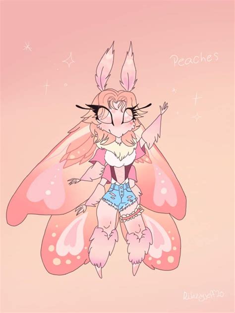 My Moth Oc Peaches Hazbin Hotel Official Amino