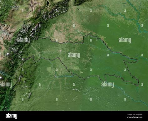 Sucumbios Province Of Ecuador High Resolution Satellite Map Stock