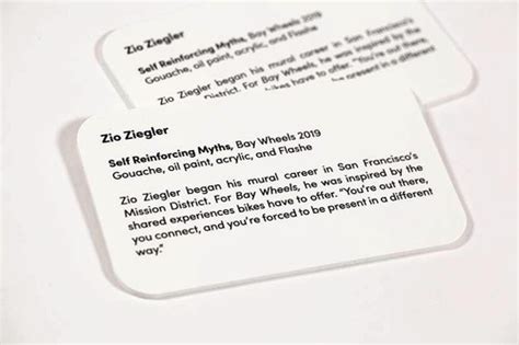 Museum Placards Gallery Wall Artist Plaque