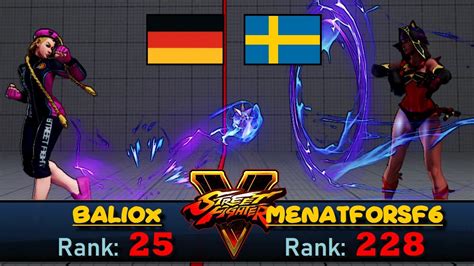 TOP PLAYERS SF V CE FT2 Baliox Ale Vs MenatForSF6 2023 Sue Sfv