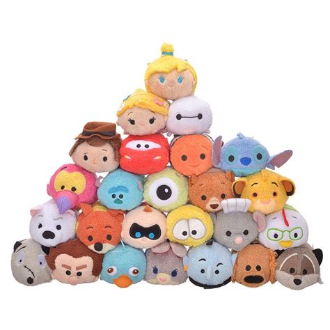 Disney Store Japan 25th Anniversary Tsum Tsum Set Remy Tsum Tsum Sets