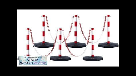 Vevor Adjustable Traffic Delineator Post Cones Pack Traffic Safety