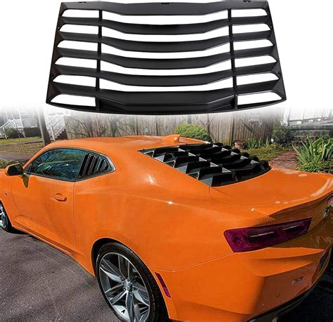 Amazon ECOTRIC Rear Window Louver Windshield Cover Vents Sun Shade