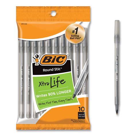 Round Stic Xtra Life Ballpoint Pen By Bic® Bic20123