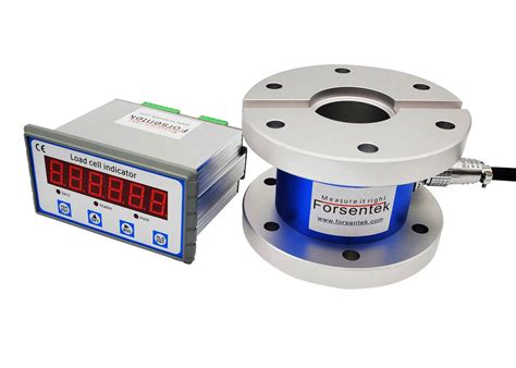 Reaction Torque Meter Nm Flange Type Torque Sensor With Display Unit