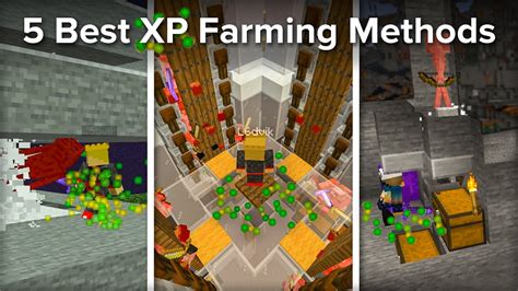 The Best Ways To Farm Xp In Minecraft Youtube