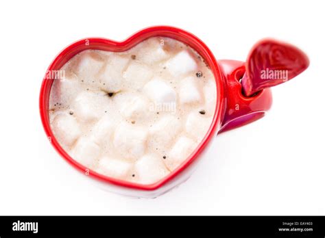 Hot Chocolate Marshmallows In Cut Out Stock Images Pictures Alamy