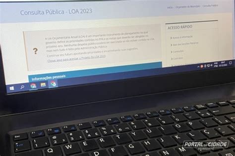 LOA 2023 Participe da Consulta Pública para sugestões de emendas