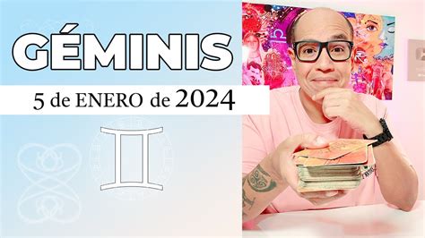 GÉminis Horóscopo De Hoy 05 De Enero 2024 Youtube