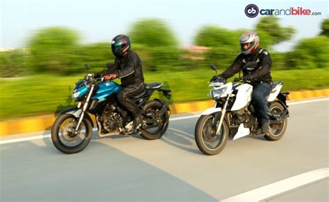 Yamaha FZ25 Vs TVS Apache RTR 200 4V Comparison Review CarandBike