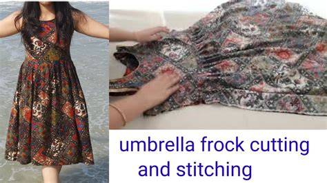 Umbrella Frock Cutting And Stitching Umbrella Kurti Suit Dress Cutting