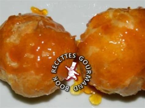 Recette Choux à la crème pâtissière et au caramel