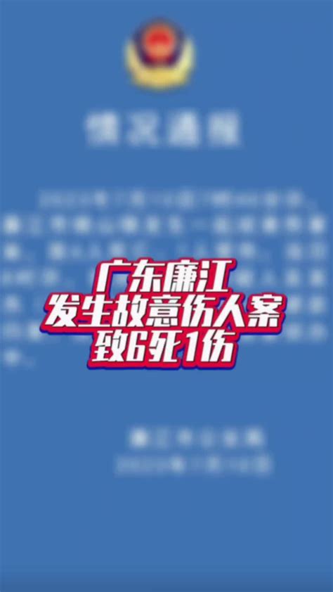 广东廉江发生故意伤人案致6死1伤国是论坛凤凰网视频凤凰网