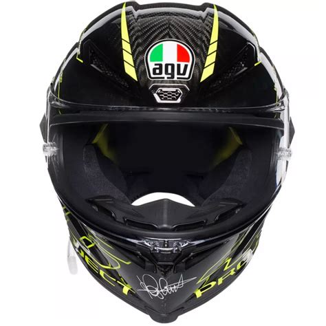 Casque AGV Pista GP R Project 46 3 0 Jaune Noir Casque Intégral