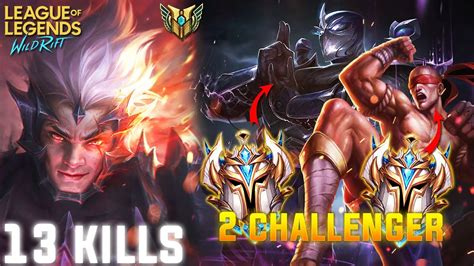 Darius Main Facing Two Challenger Player Baron Lane Gameplay