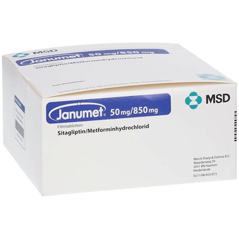 Janumet® 50 Mg 850 Mg 196 St Mit Dem E Rezept Kaufen Shop Apotheke