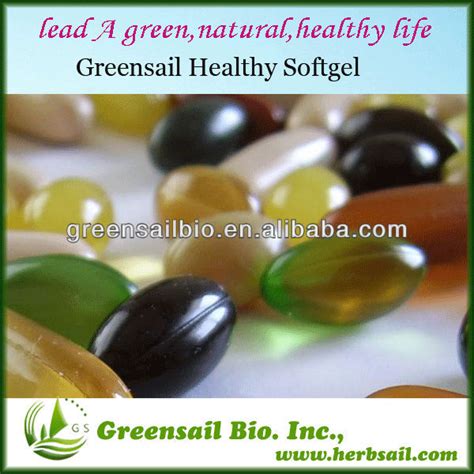 Gmp Certificated Aloe Vera Softgel Capsule China Greensail Price