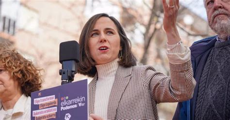 Belarra denuncia que Mónica Oltra sufrió un caso de lawfare judicial y